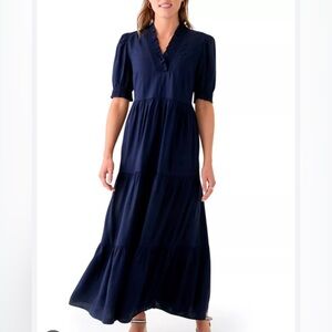 Crown & Ivy Deep Blue Maxi Dress